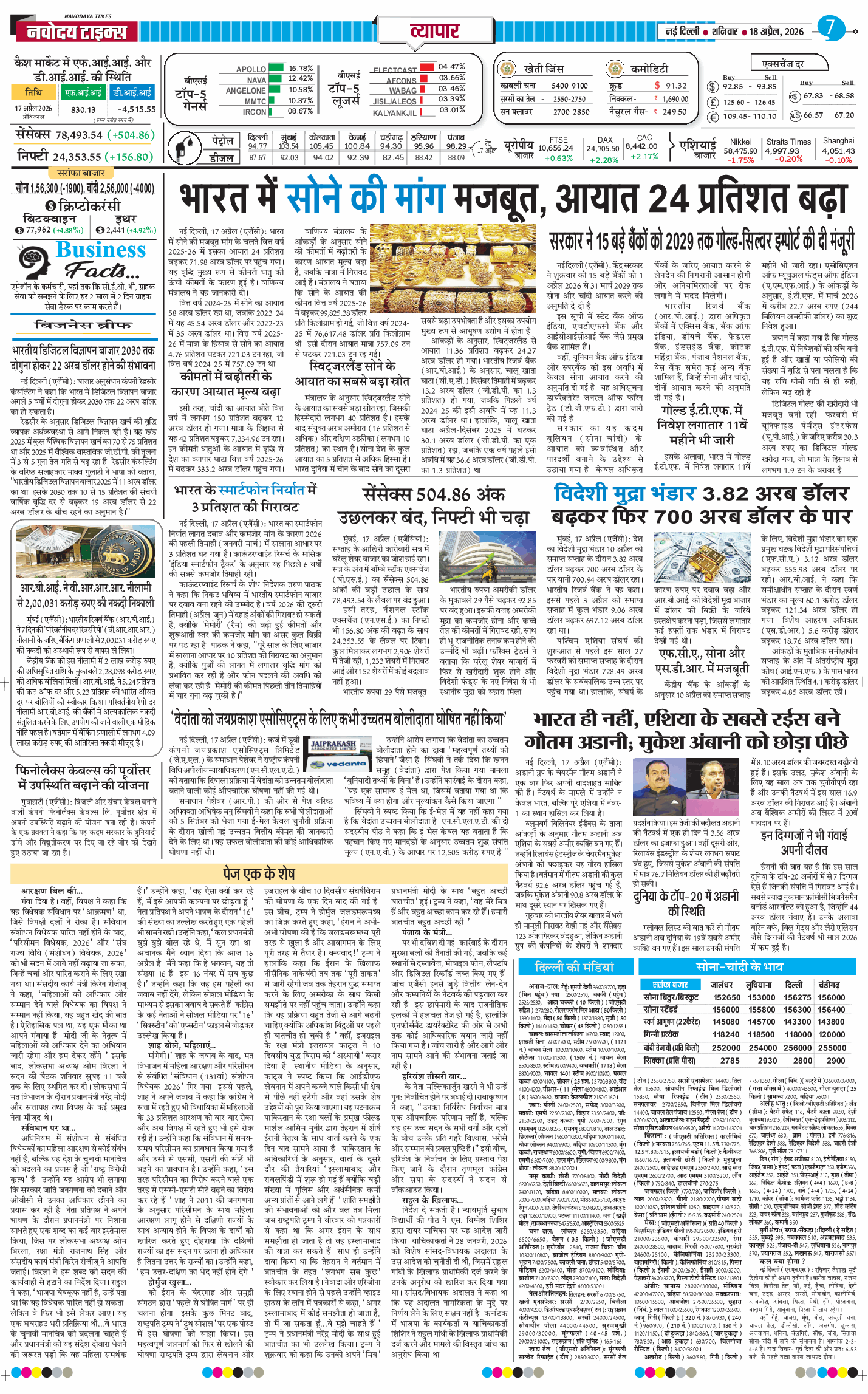 THE NAVODAYATIMES NCR MAIN 2026-04-18