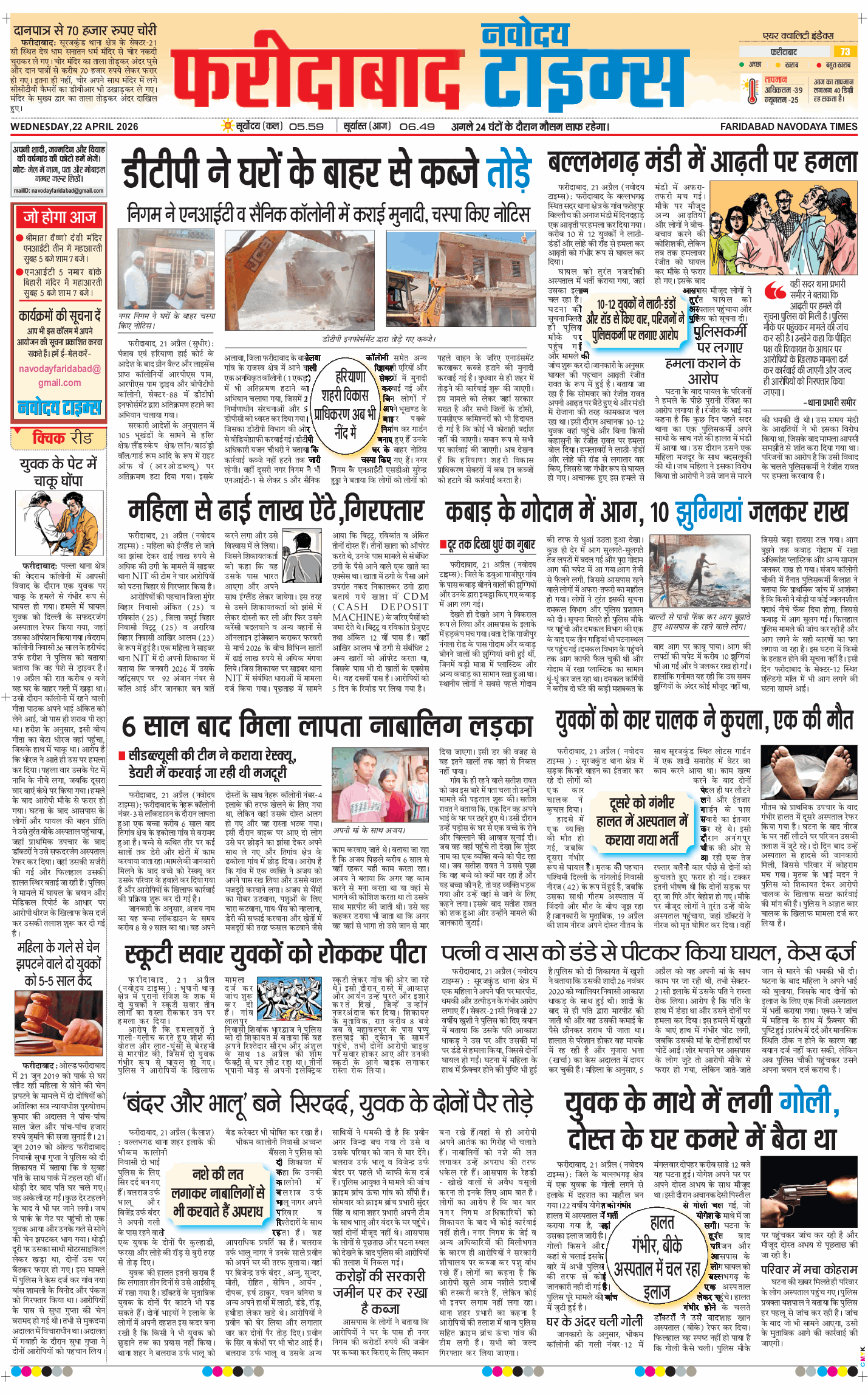 Faridabad 2026-04-22