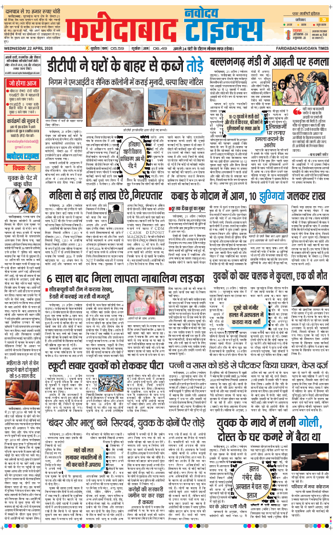 Faridabad 2026-04-22