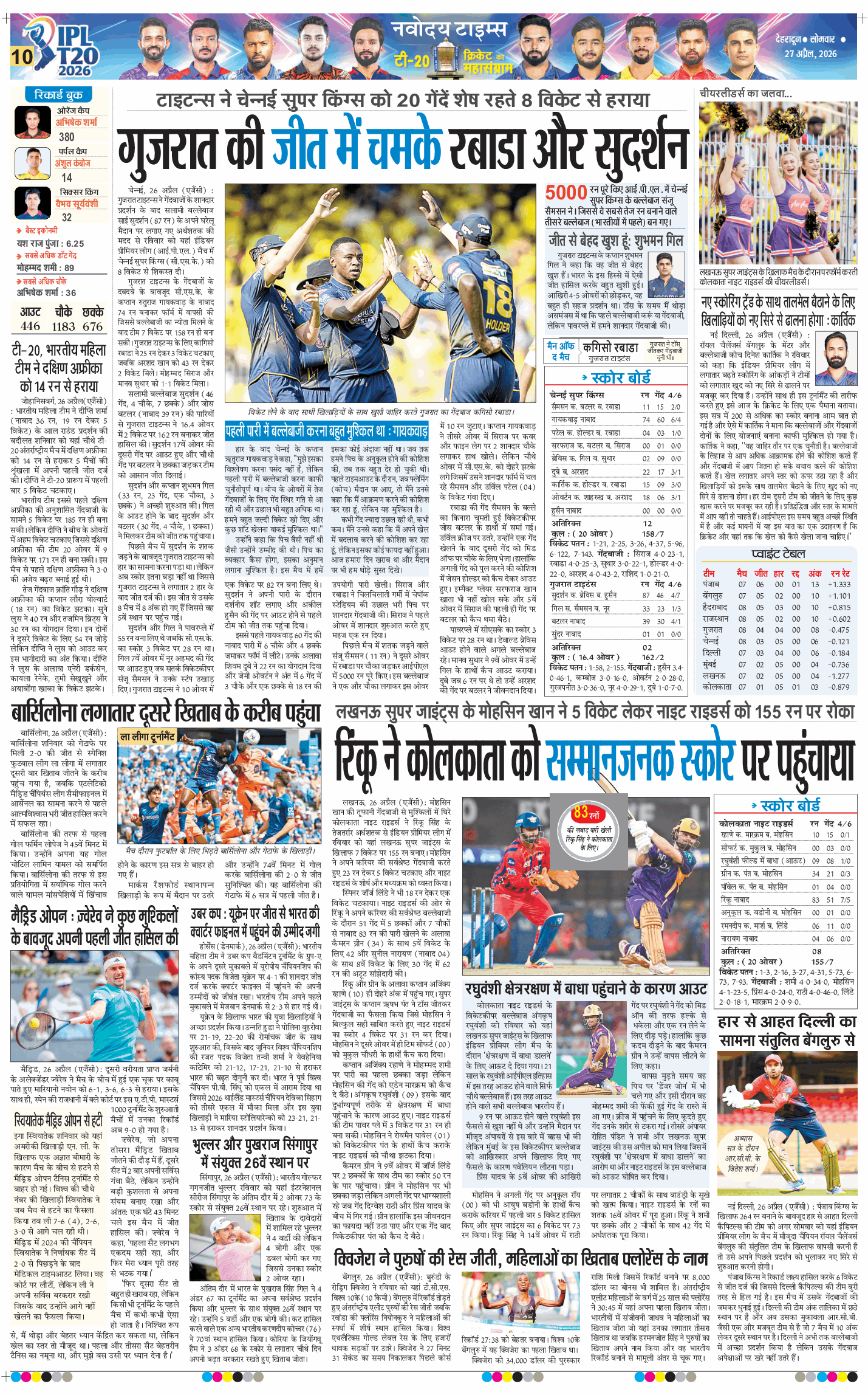THE NAVODAYA TIMES MAIN UTTARAKHAND AND DEHRADUN 2026-04-27