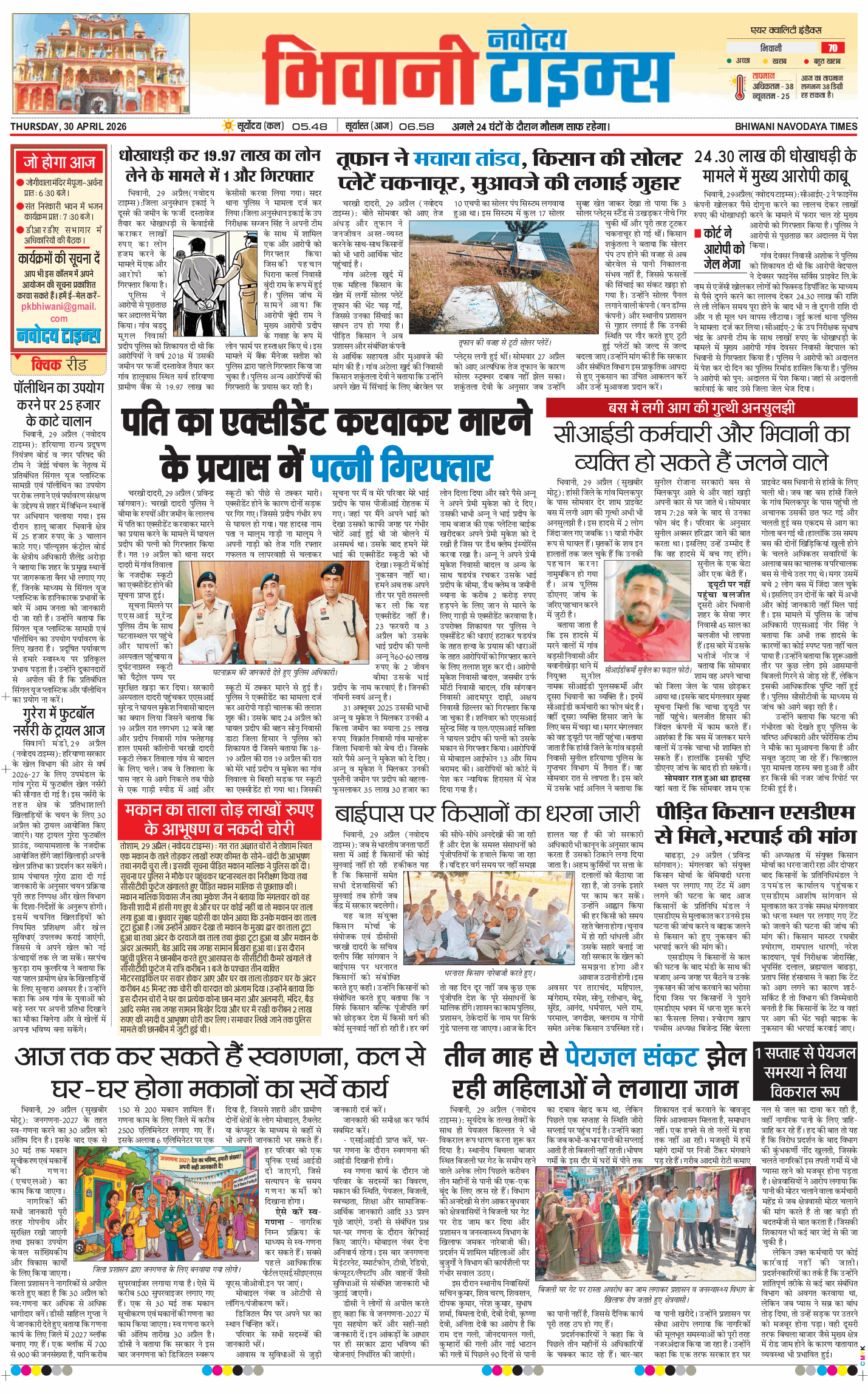 BHIWANI TIMES 2026-04-30