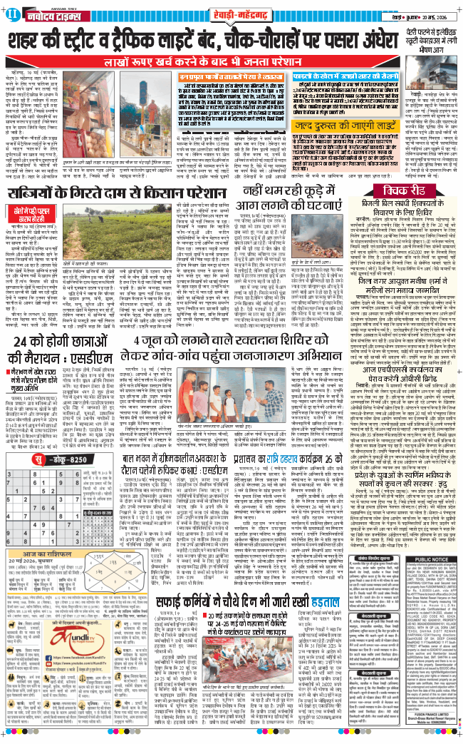 REWARI MAHENDERGARH TIMES 2026-05-20