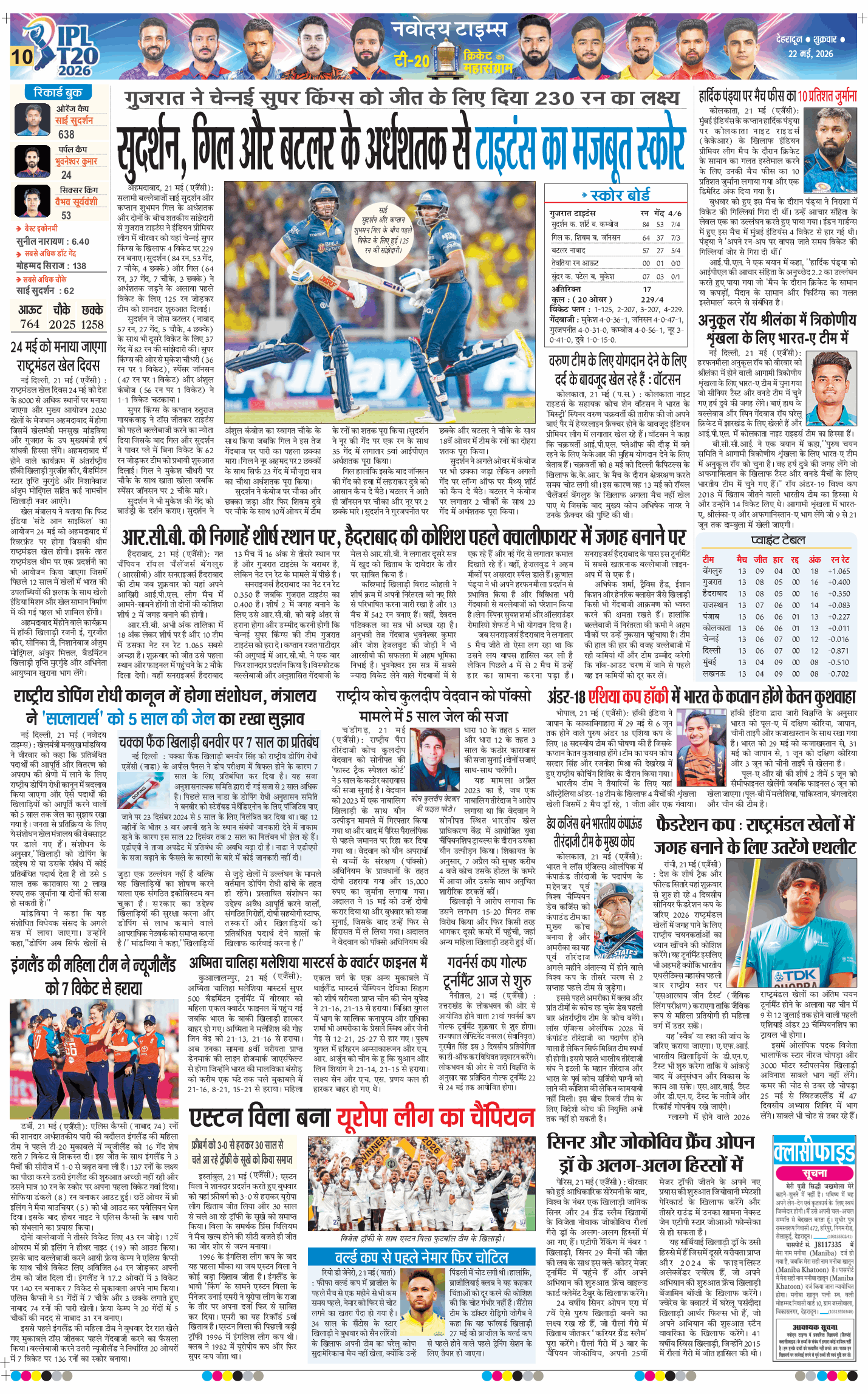 THE NAVODAYA TIMES MAIN UTTARAKHAND AND DEHRADUN 2026-05-22