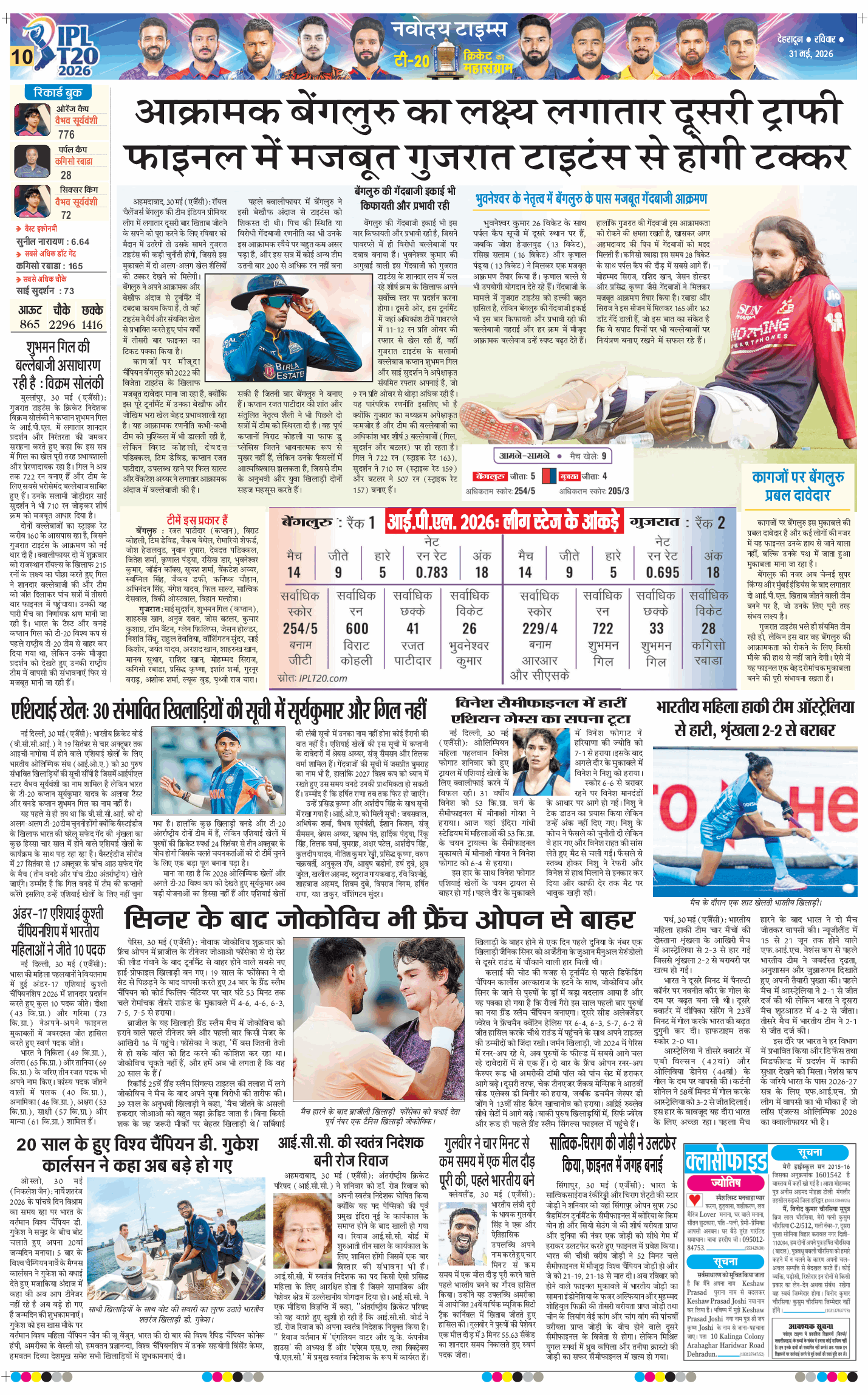 THE NAVODAYA TIMES MAIN UTTARAKHAND AND DEHRADUN 2026-05-31