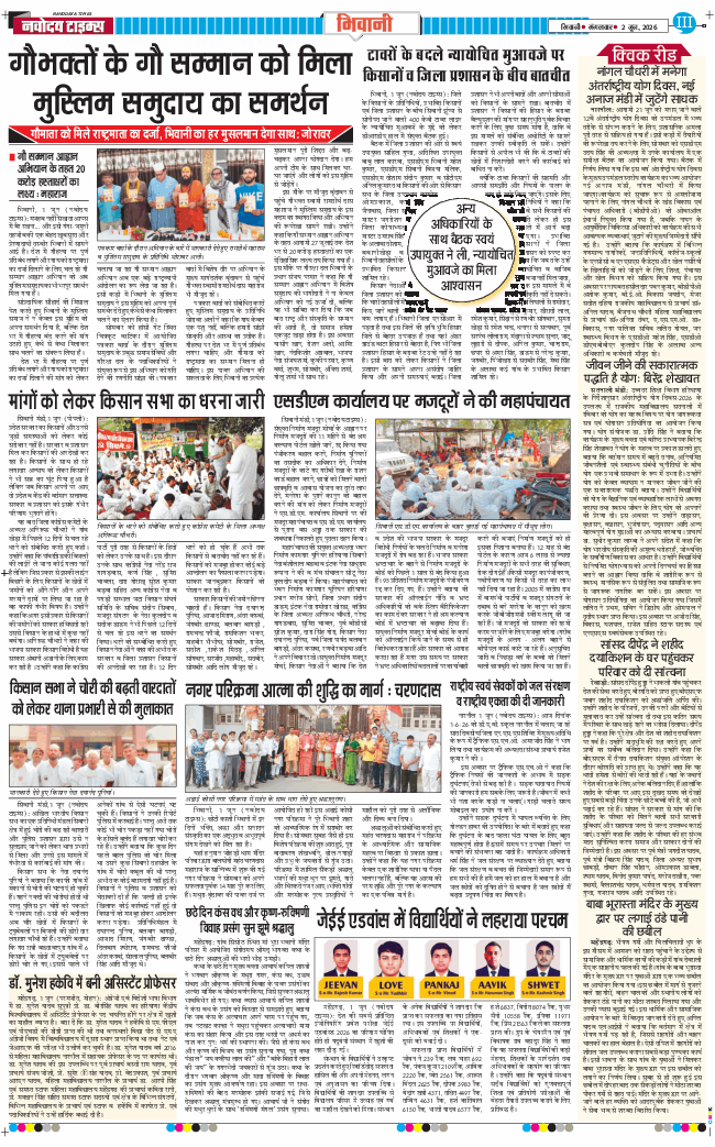 BHIWANI TIMES 2026-06-02