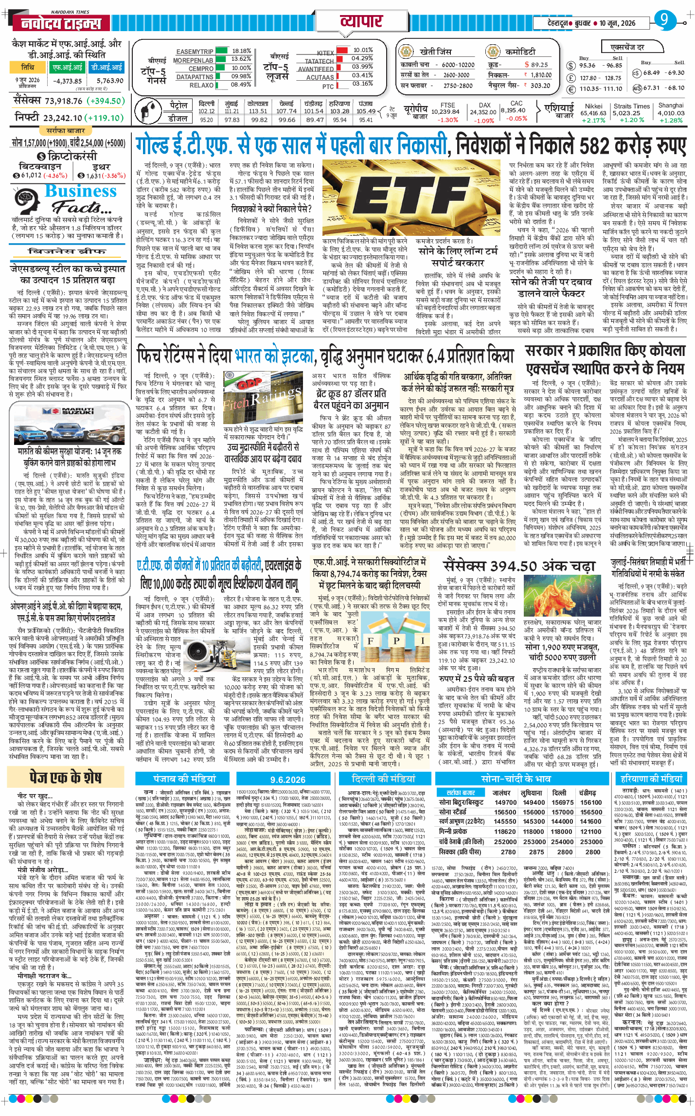 THE NAVODAYA TIMES MAIN UTTARAKHAND AND DEHRADUN 2026-06-10
