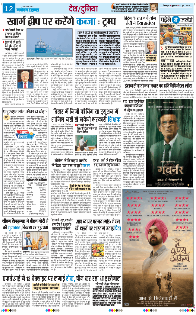 THE NAVODAYA TIMES MAIN UTTARAKHAND AND DEHRADUN 2026-06-12