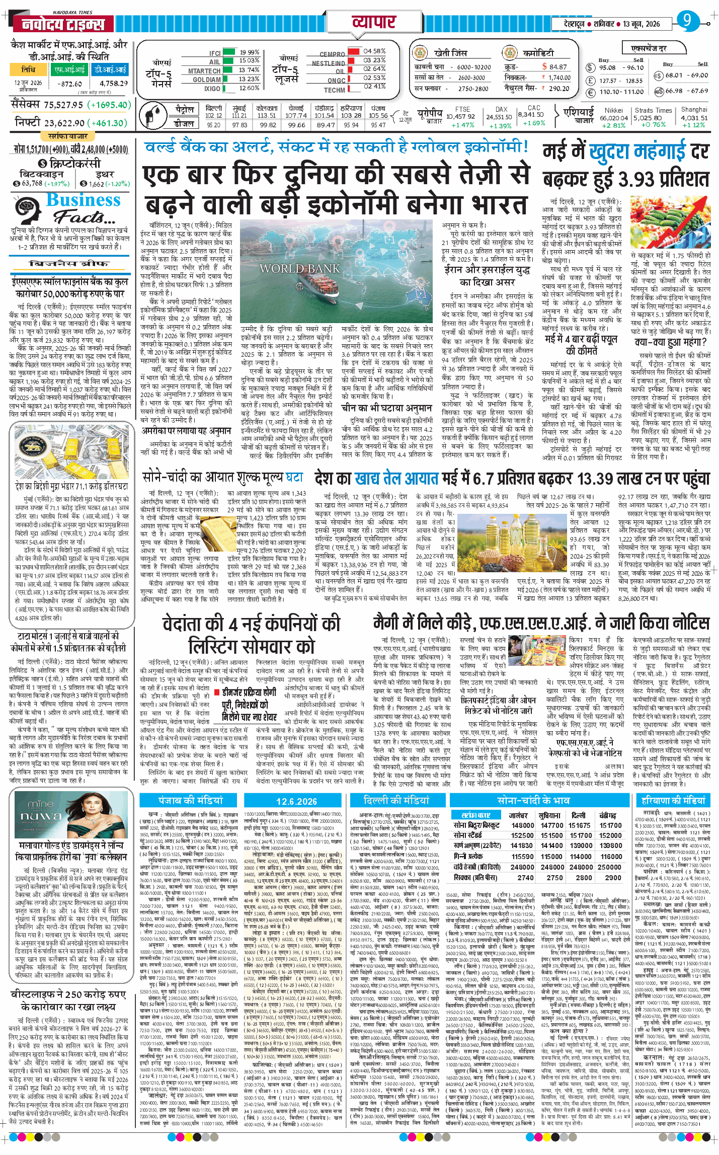 THE NAVODAYA TIMES MAIN UTTARAKHAND AND DEHRADUN 2026-06-13