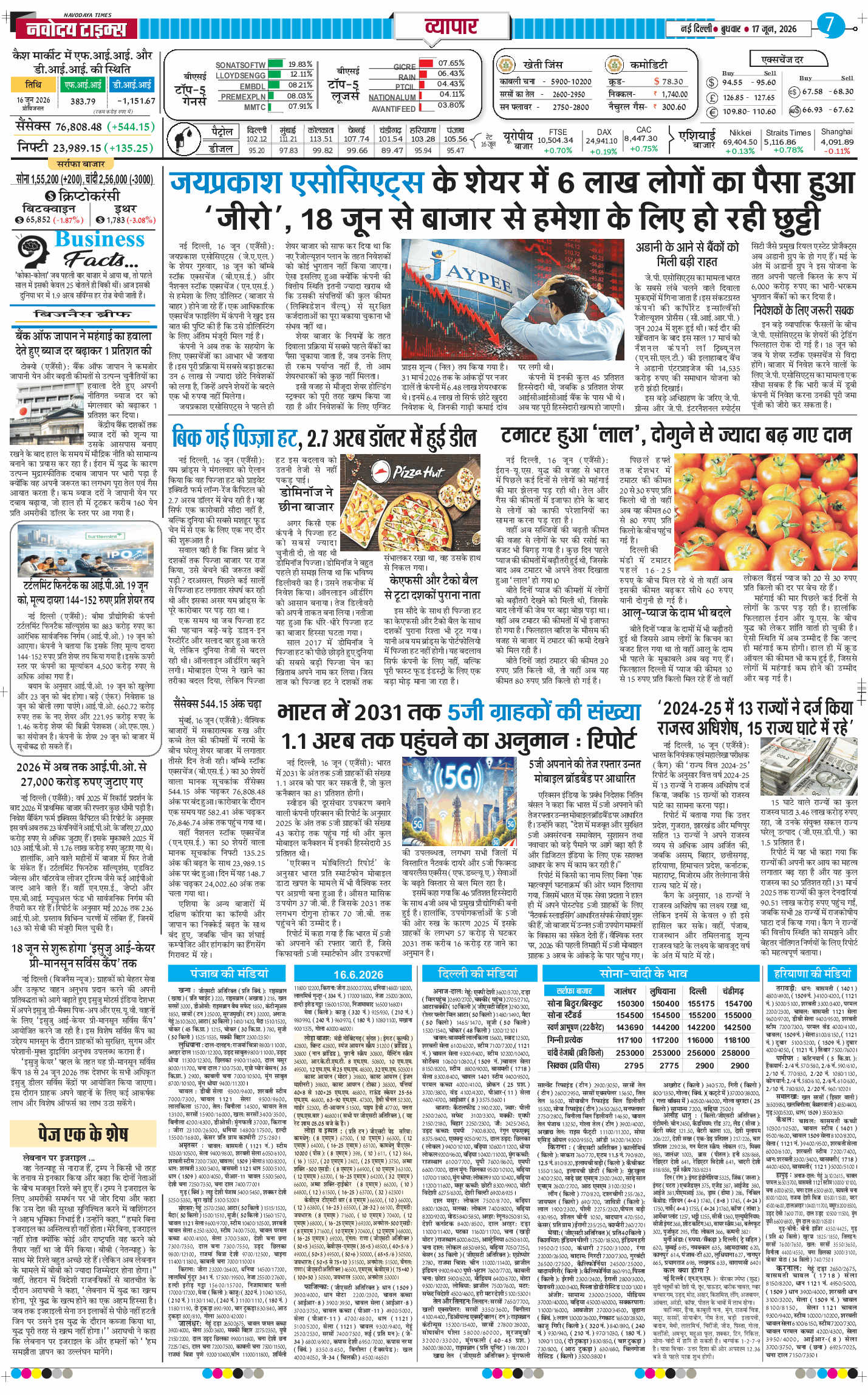THE NAVODAYA TIMES MAIN UP 2026-06-17