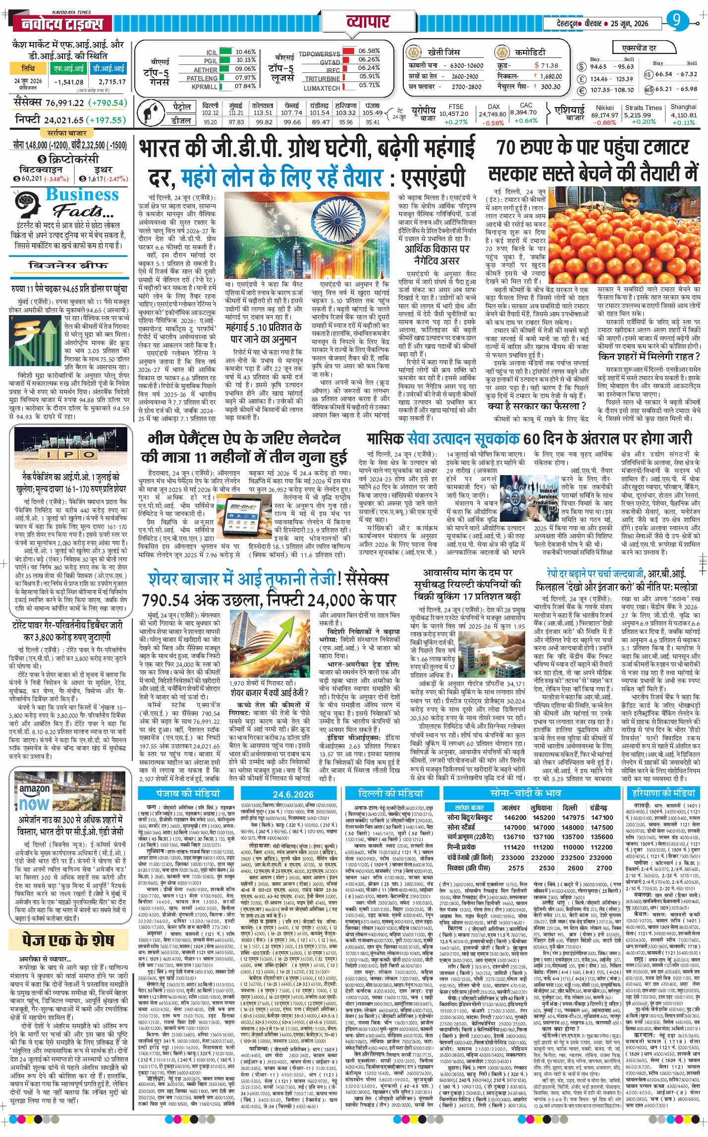 THE NAVODAYA TIMES MAIN UTTARAKHAND AND DEHRADUN 2026-06-25