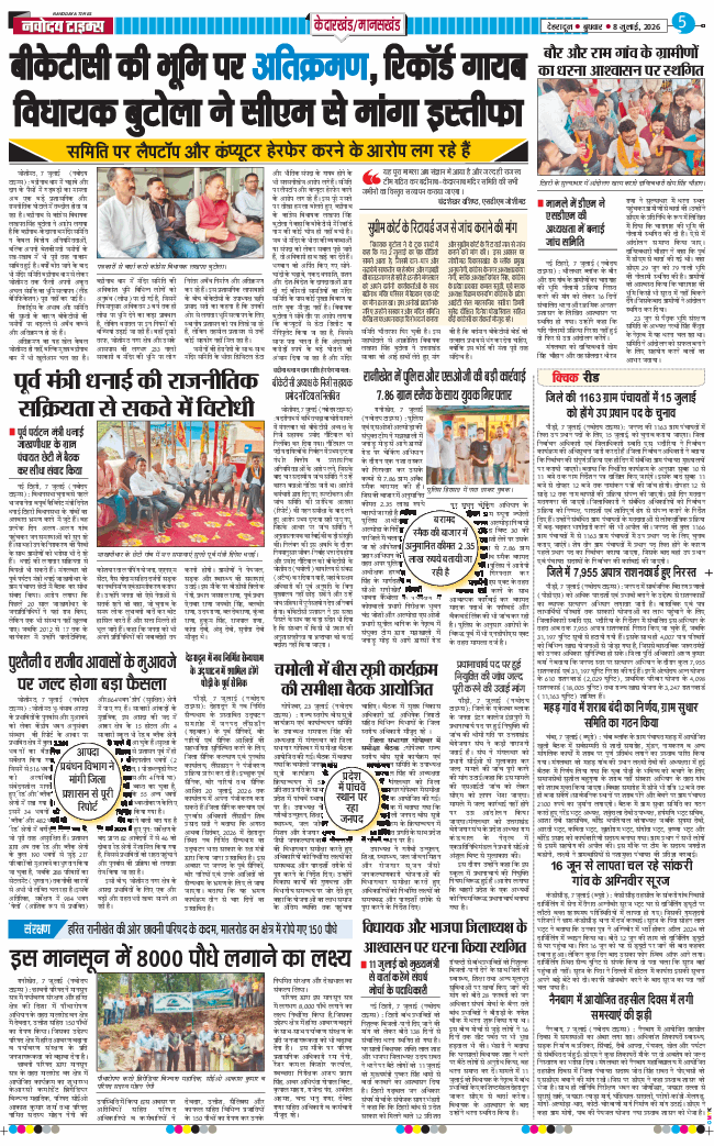 THE NAVODAYA TIMES MAIN UTTARAKHAND AND DEHRADUN 2026-07-08