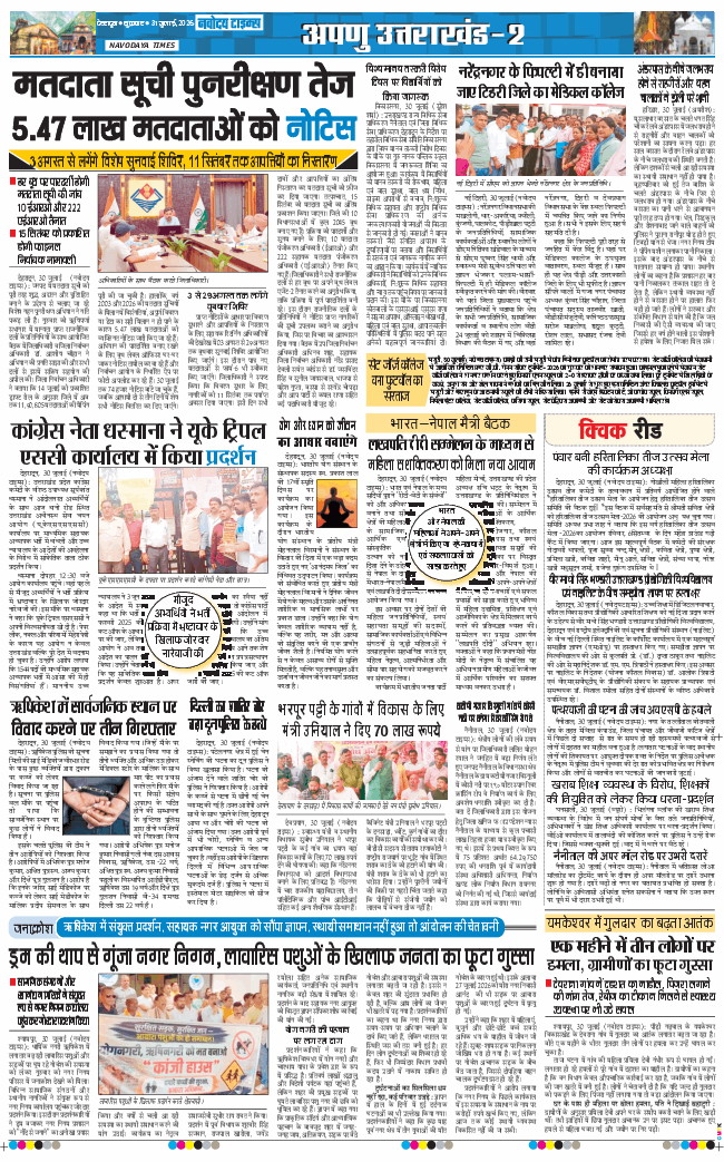 THE NAVODAYA TIMES MAIN UTTARAKHAND AND DEHRADUN 2026-07-31