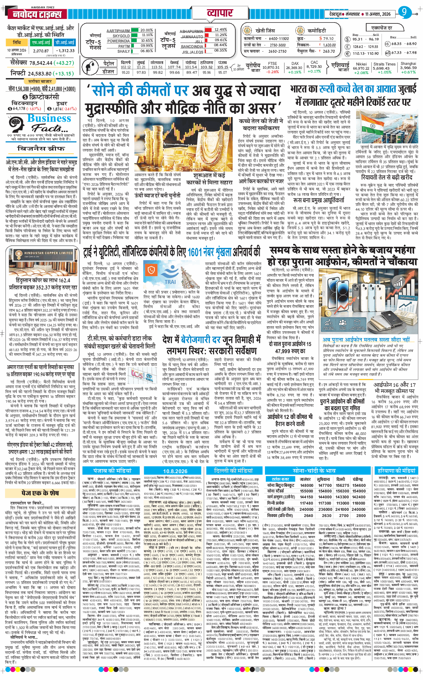 THE NAVODAYA TIMES MAIN UTTARAKHAND AND DEHRADUN 2026-08-11