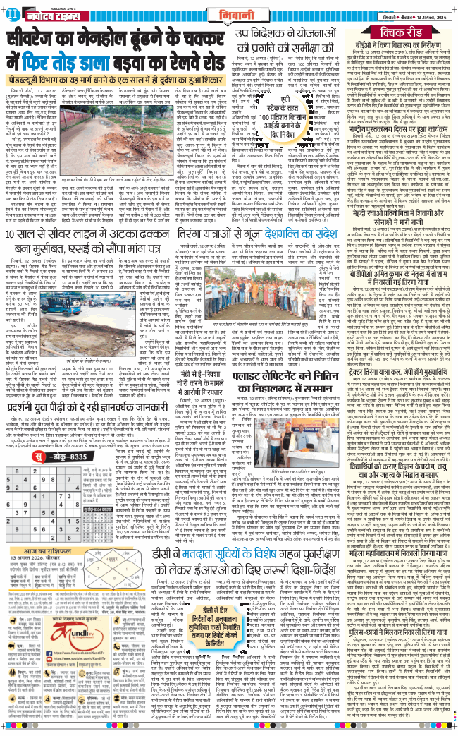 BHIWANI TIMES 2026-08-13