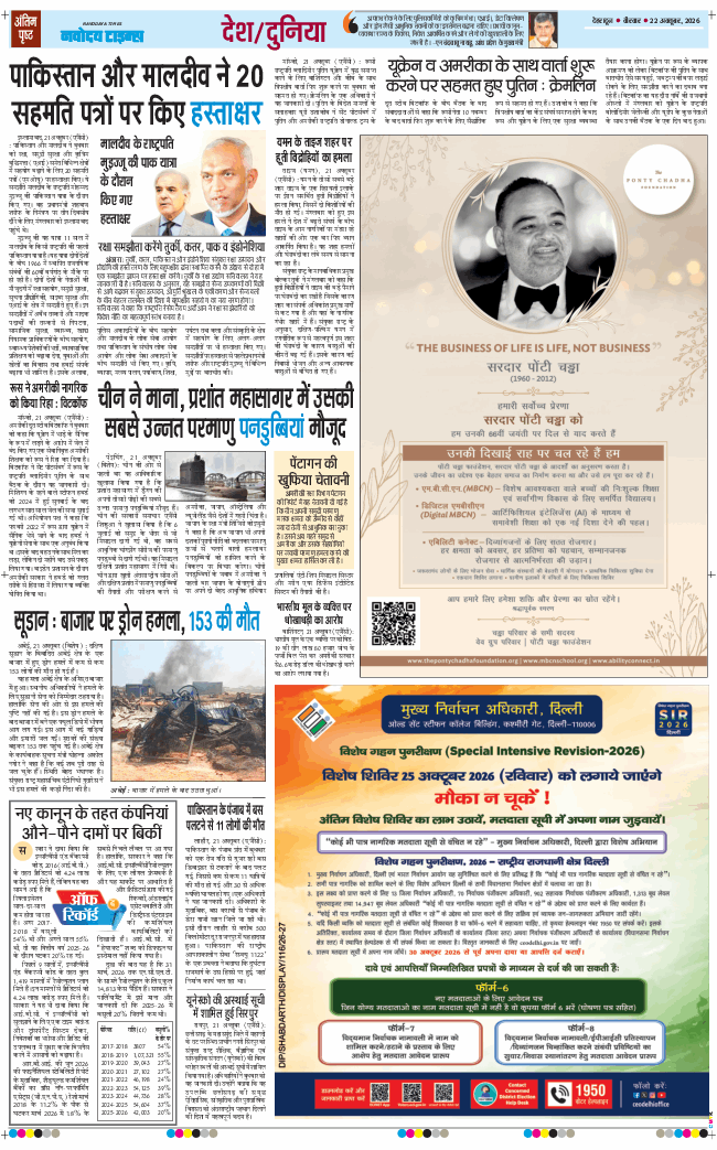 THE NAVODAYA TIMES MAIN UTTARAKHAND AND DEHRADUN 2026-10-22