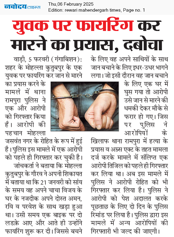 REWARI MAHENDERGARH TIMES 2/6/2025 12:00:00 AM