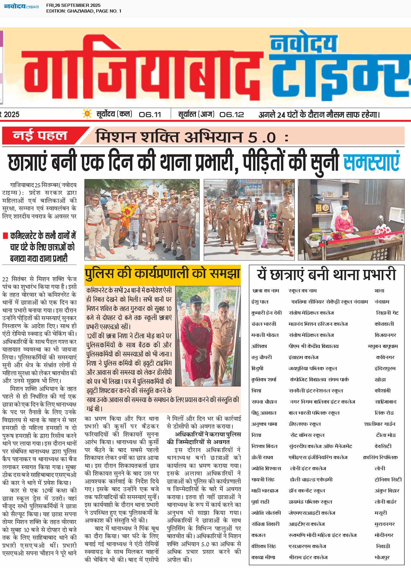 Ghaziabad 9/26/2025 12:00:00 AM