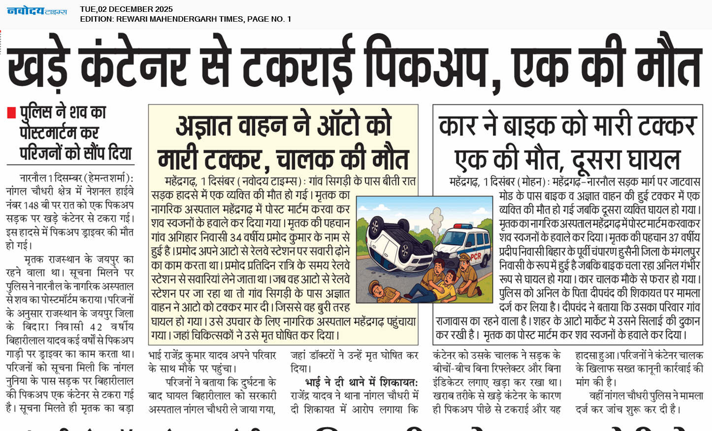 REWARI MAHENDERGARH TIMES 12/2/2025 12:00:00 AM