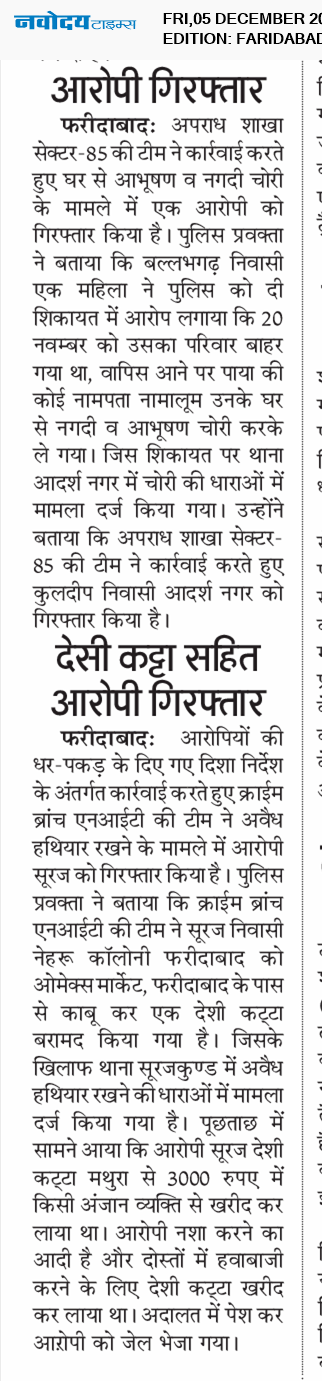 Faridabad 12/5/2025 12:00:00 AM