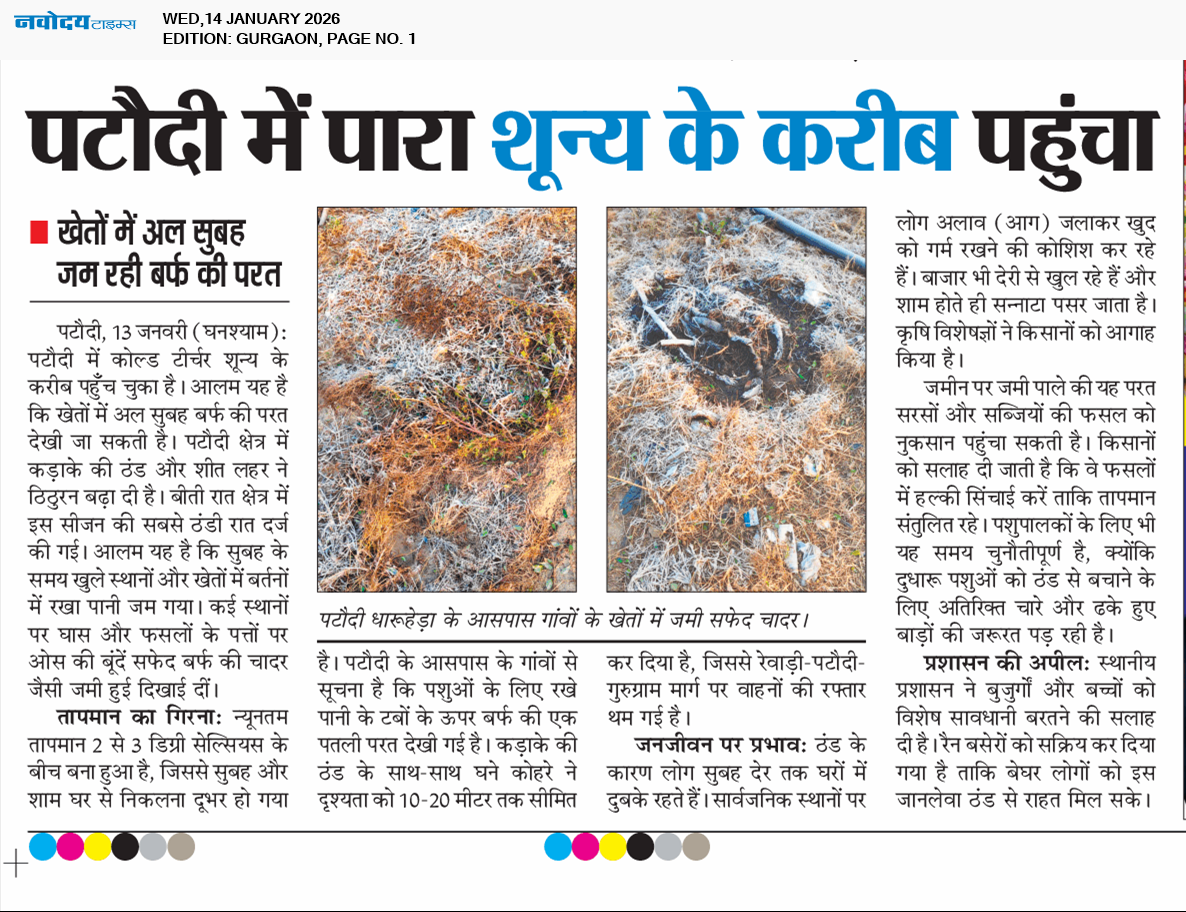 Gurgaon 1/14/2026 12:00:00 AM