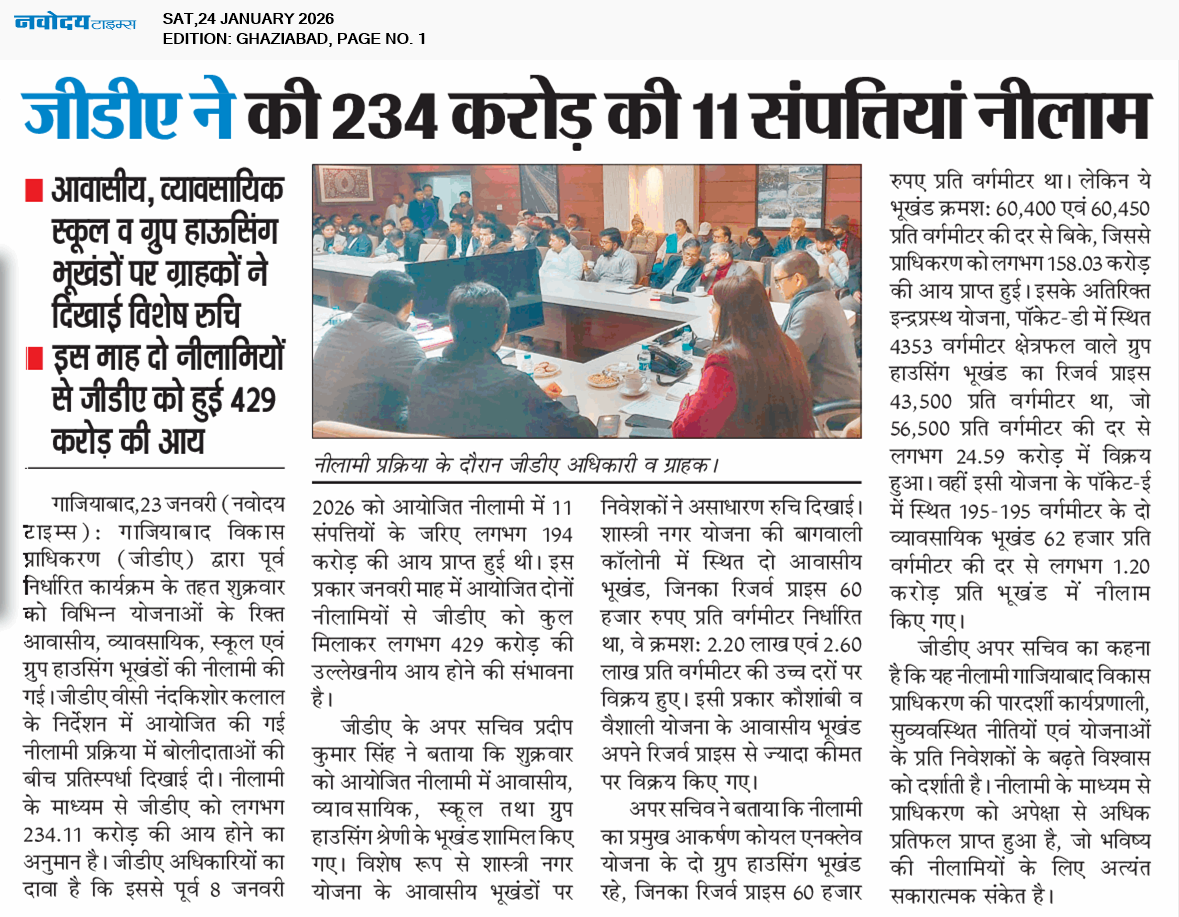 Ghaziabad 1/24/2026 12:00:00 AM