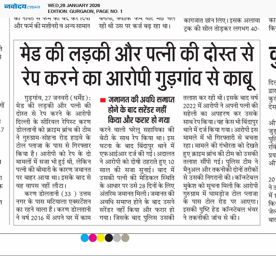 Gurgaon 1/28/2026 12:00:00 AM