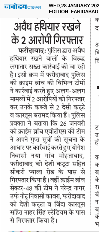 Faridabad 1/28/2026 12:00:00 AM