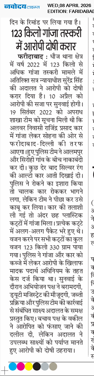 Faridabad 4/8/2026 12:00:00 AM